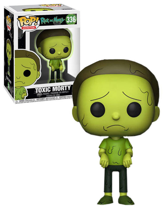 Funko POP! Animation Rick and Morty #336 - Toxic Morty GITD + protector! (box damage)