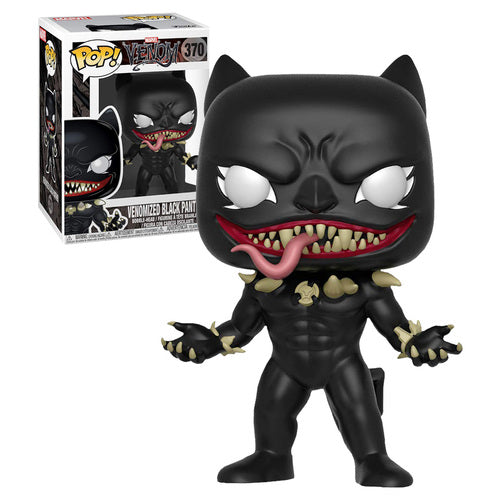 Funko POP! Venom #370 - Venomized Black Panther EB GAMES EXCLUSIVE (VAULTED) + Protector!