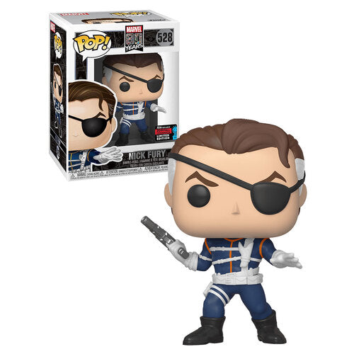 Funko POP! Marvel 80 YEARS: #528 Nick Fury FUNKO 2019 FALL CONVENTION EXCLUSIVE (VAULTED) + PROTECTOR!