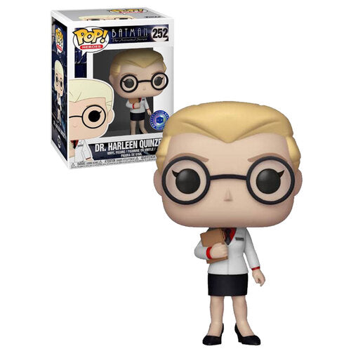 Funko POP! Batman The Animated Series Dr. Harleen Quinzel 252 Pop In A Box Exclusive + PROTECTOR! (VAULTED)