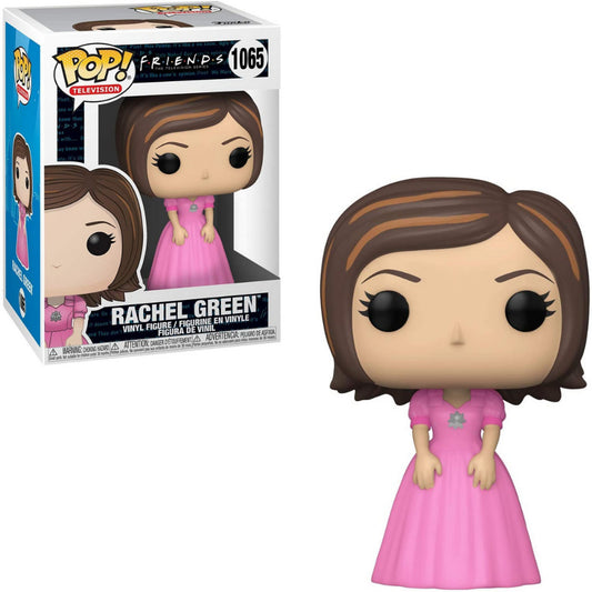 Funko Pop! Friends The Television Series Rachel Green in Pink Dress 1065 + Free Protector