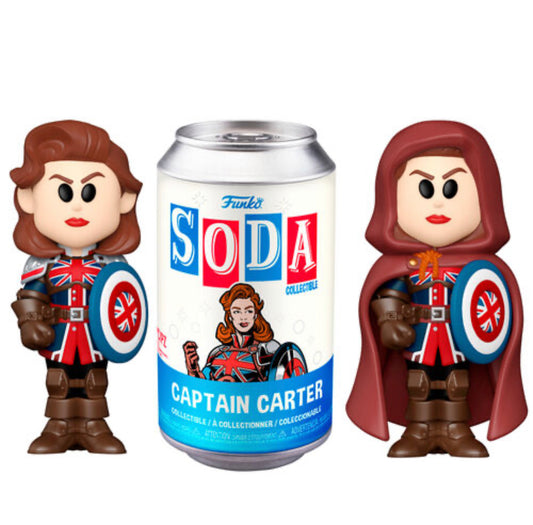 Marvel Studios What If…? - Captain Carter Sealed Limited Edition Funko Soda Pop Figure - Chance of CHASE!