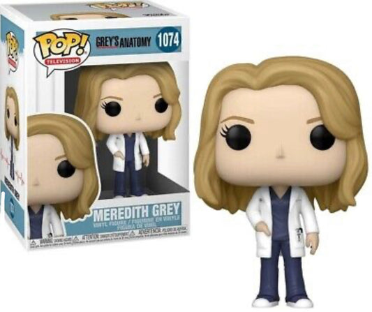 Funko Pop! Grey’s Anatomy Meredith Grey 1074 + Free Protector (VAULTED)