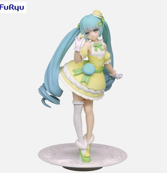 Hatsune Miku - Exceed Creative Figure - SweetSweets Series Macaroon Citron Color Version