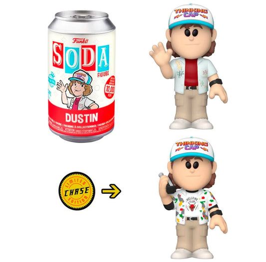 Netflix Stranger Things Dustin Sealed Limited Edition Funko Soda Pop Figure - Chance of CHASE!