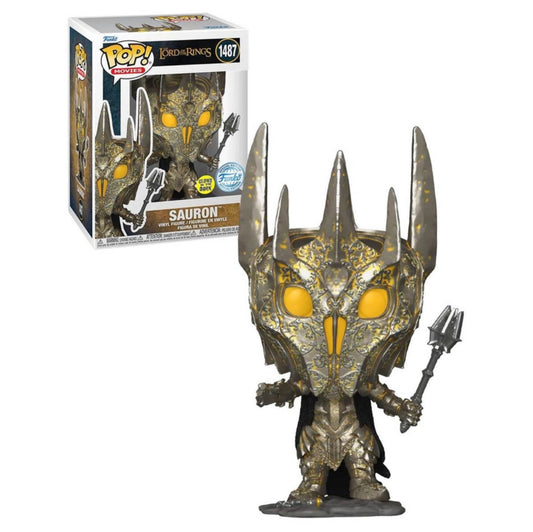Funko Pop! The Lord of the Rings Sauron Glows in the Dark Funko Special Edition 1487 + Free Protector