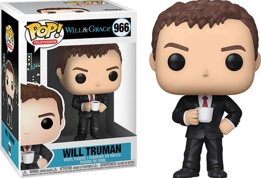 Funko Pop! Will & Grace Will Truman 966 + Free Protector (VAULTED)