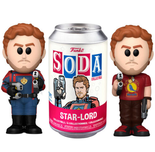 Marvel The Guardians of the Galaxy Star-Lord Sealed Limited Edition Funko Soda Pop Figure - Chance of CHASE!