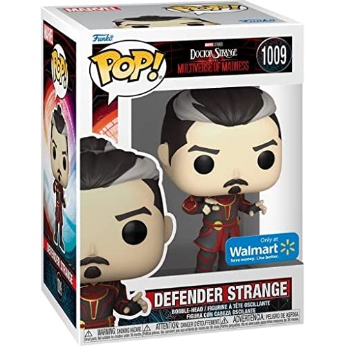 Funko POP! Marvel Studios Doctor Strange in the Multiverse of Madness Defender Strange 1009 Walmart Exclusive + Free PROTECTOR!