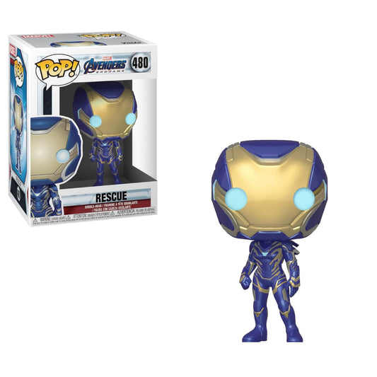 Funko POP! Marvel Avengers Endgame - Rescue #480 (VAULTED) + PROTECTOR!