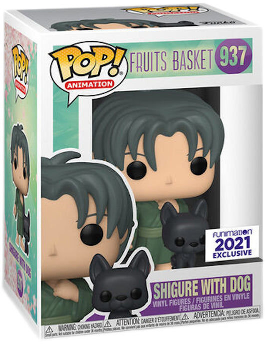 Funko POP! Fruits Basket Shigure With Dog 2021 Funimation #937 + PROTECTOR!