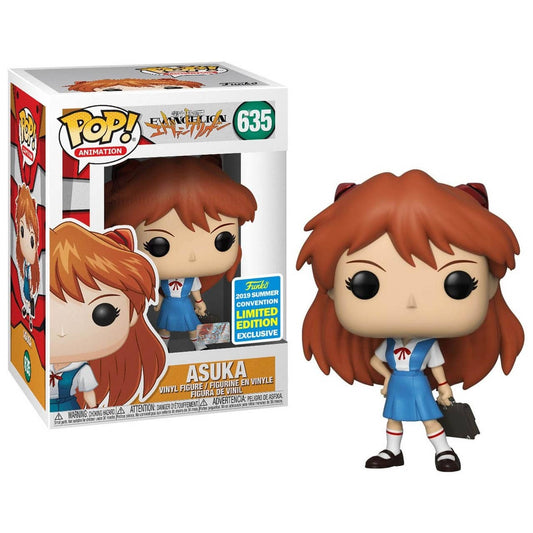 Funko POP! Evangelion Asuka 635 2019 Summer Convention Exclusive + FREE PROTECTOR! (VAULTED)
