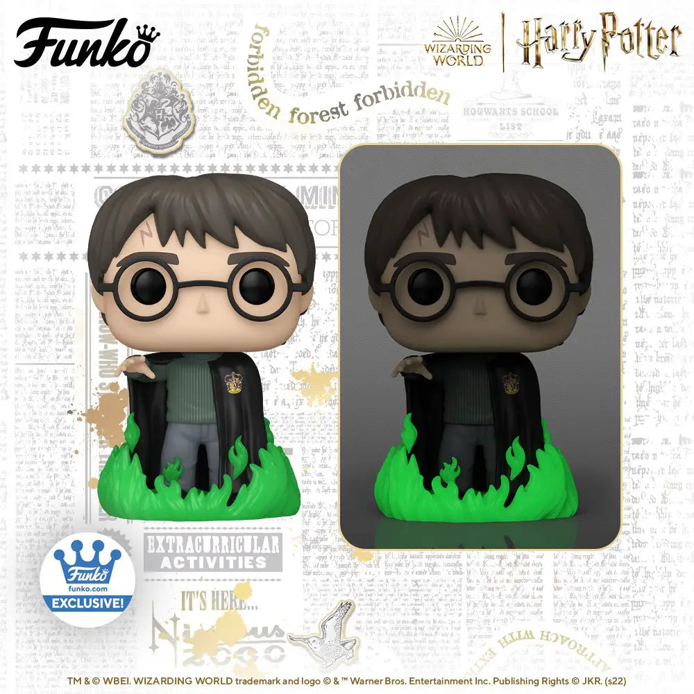 Funko POP! Harry Potter funko shop exclusive GITD #153 + PROTECTOR!