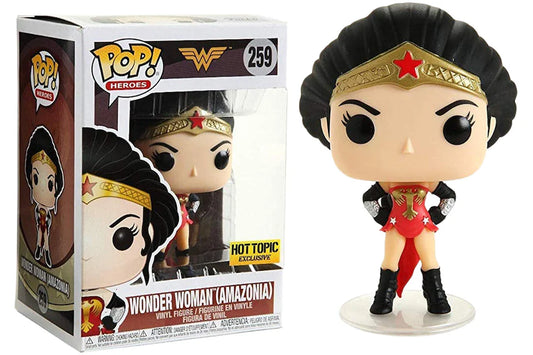 Funko POP! Heroes: Wonder Woman Amazonia Hot Topic Exclusive + PROTECTOR!