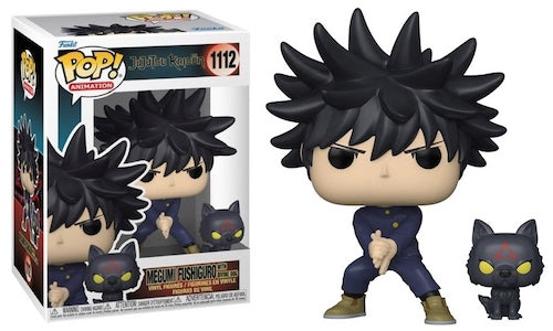 Funko POP! JJK Jujutsu Kaisen - Megumi Fushiguro with Divine Dog 1112 + PROTECTOR!