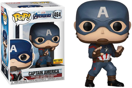 Funko Pop! Avengers #464 - Captain America Hot Topic Exclusive + PROTECTOR!