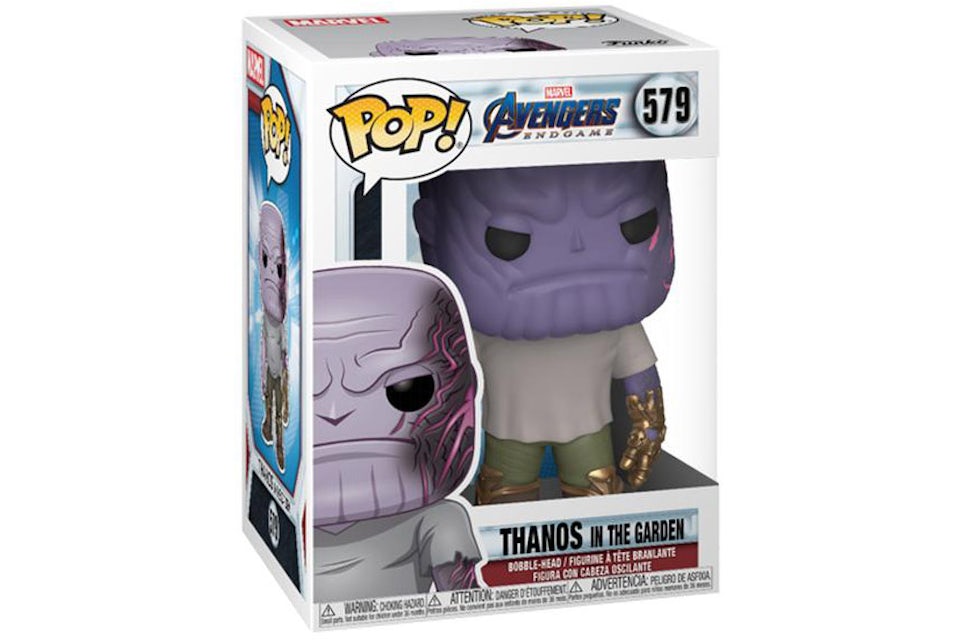 Funko Pop! Marvel Avengers Endgame Casual Thanos in the Garden with Gauntlet Figure #579