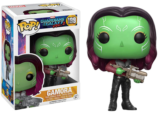 Funko POP! Marvel: Guardians Of the Galaxy Vol 2. Gamora 199 (VAULTED)+ PROTECTOR!