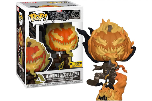 Funko POP! Marvel Venom: Venomized Jack O Lantern HOT TOPIC Exclusive + protector!