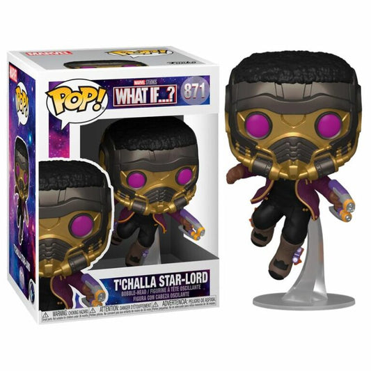 Funko POP! Marvel: What if...? #871 - T'challa Star Lord + PROTECTOR!