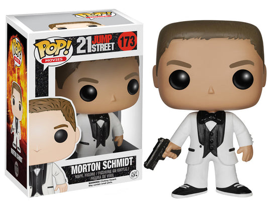 Funko POP! Movies : 21 Jump Street #173 - Morton Schmidt + PROTECTOR! (box stain) (VAULTED)
