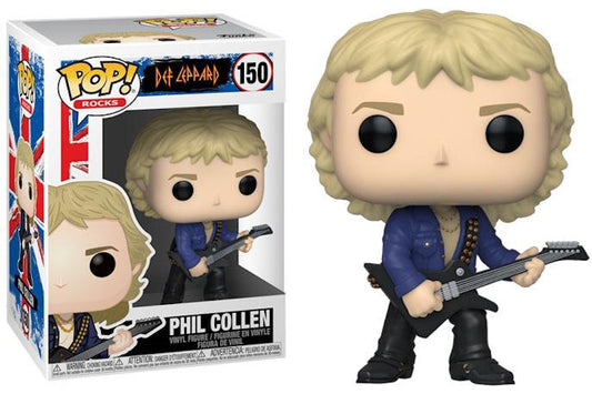Funko POP! Rocks: Def Leppard - #150 Phil Collen + PROTECTOR!