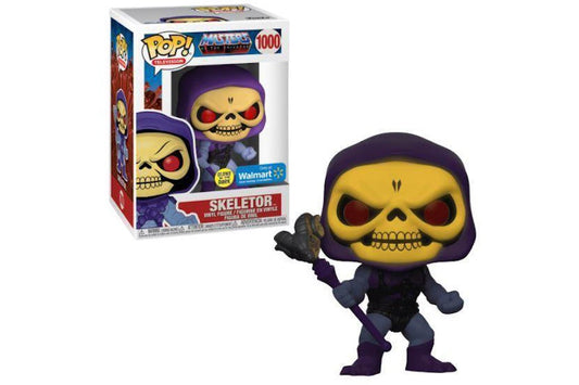 Funko POP! Television: Masters of The Universe #1000 - Skeletor Walmart Exclusive GITD + Protector!