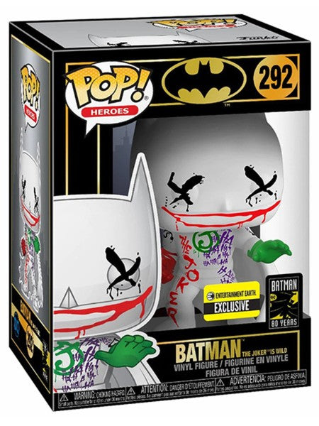 Funko POP! DC Batman 80 Years - Batman The Joker Is Wild 292 Entertainment Earth Exclusive + PROTECTOR!