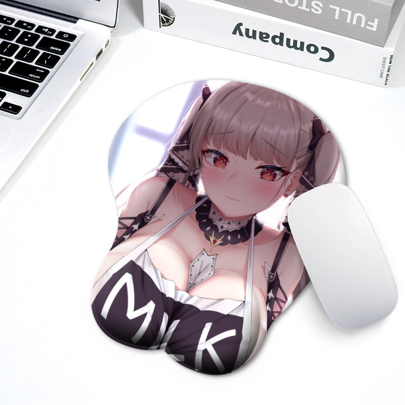 3D Mouse Pad  Formidable Azur Lane Anime Wrist Rest Silicone Sexy Creative Gaming Mousepad