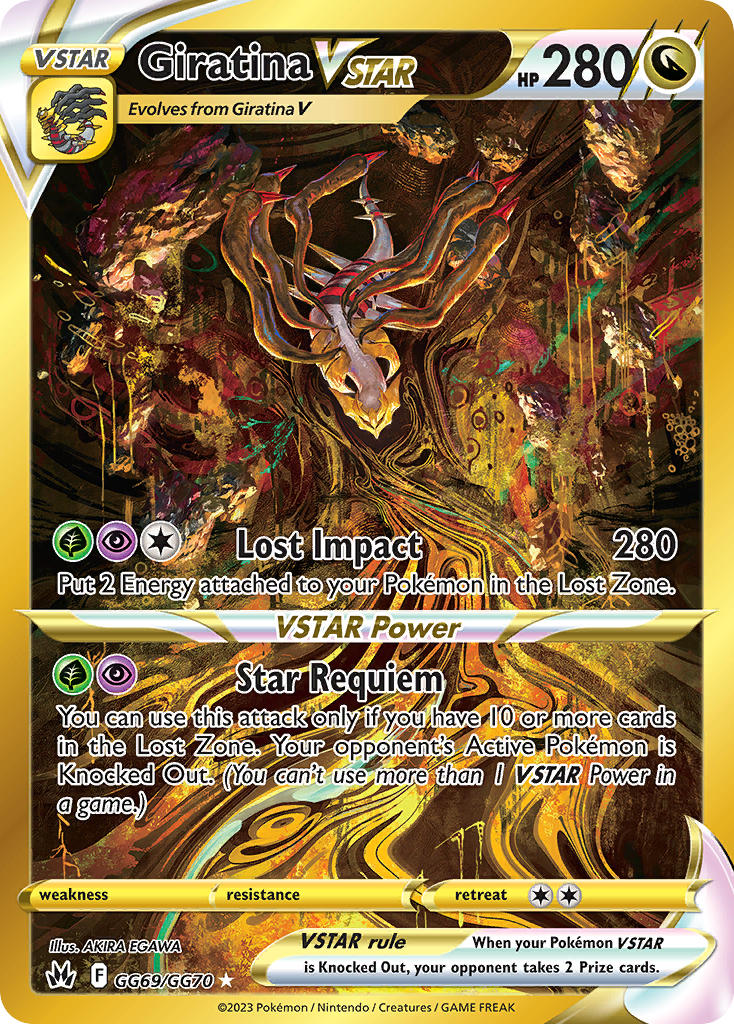 Pokemon TCG! Giratina VSTAR 2023 Crown Zenith #GG69/GG70 Trainer Gallery