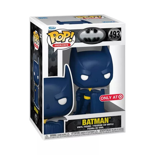 FUNKO POP! HEROES: BATMAN VINYL FIGURE #493 TARGET EXCLUSIVE + POP PROTECTOR