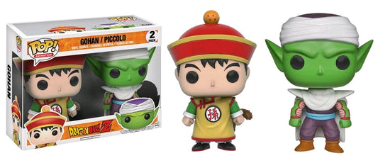 Gohan & Piccolo (2-Pack) Dragonball Z Funko POP! Animation DBZ Funimation convention exclusive + PoP Protector