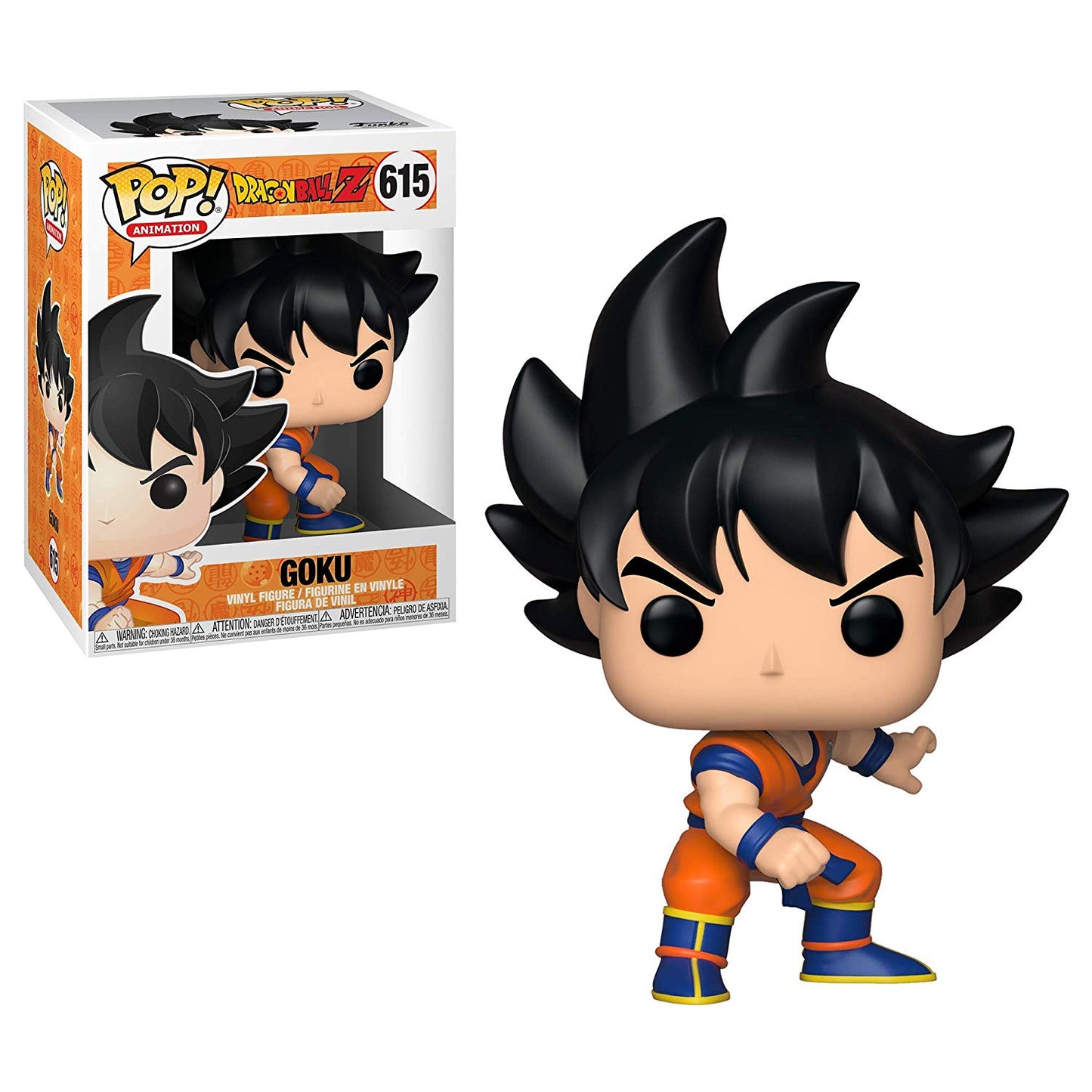 Funko POP! Dragon Ball Z - Goku Windy / Battle Pose  #615 + PoP Protector