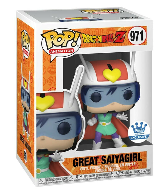 Funko Pop ! Great Saiyagirl 971 Funko Exclusive DBZ pop animation Dragonball z + pop protector