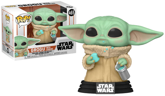Funko Pop! Star Wars Grogu with Cookies 465 + Free Protector