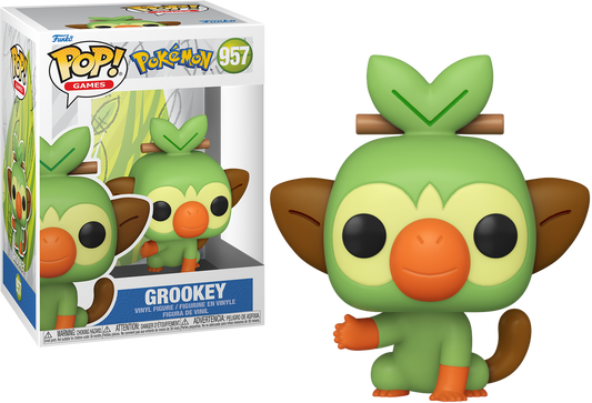 Funko Pop! Pokémon Grookey #957 + PoP Protector