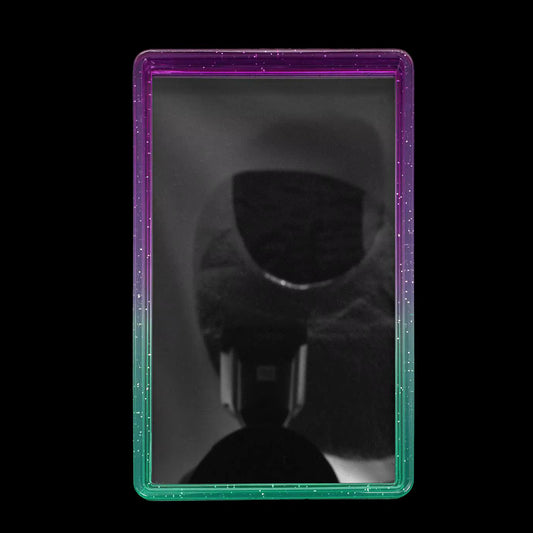 PSA GRADED CARD SLAB BUMPER WITH BACKPLATE (NEON PURPLE)