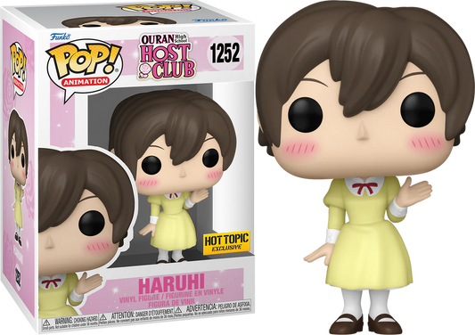 Funko POP! Animation: Ouran High School Host Club #1252 - Haruhi Hot Topic Exclusive + PROTECTOR!
