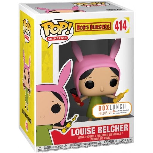 Funko Pop! Bob’s Burgers Louise Belcher 414 BoxLunch Exclusive + Free Protector