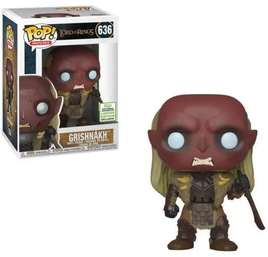 Funko Pop! The Lord Of The Rings - Grishnákh 636 Funko 2019 Spring Convention Exclusive Figure + Pop Protector