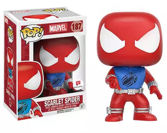 Funko Pop! Marvel Scarlet Spider 187 Walgreens Exclusive (Shelf wear) + Free Protector