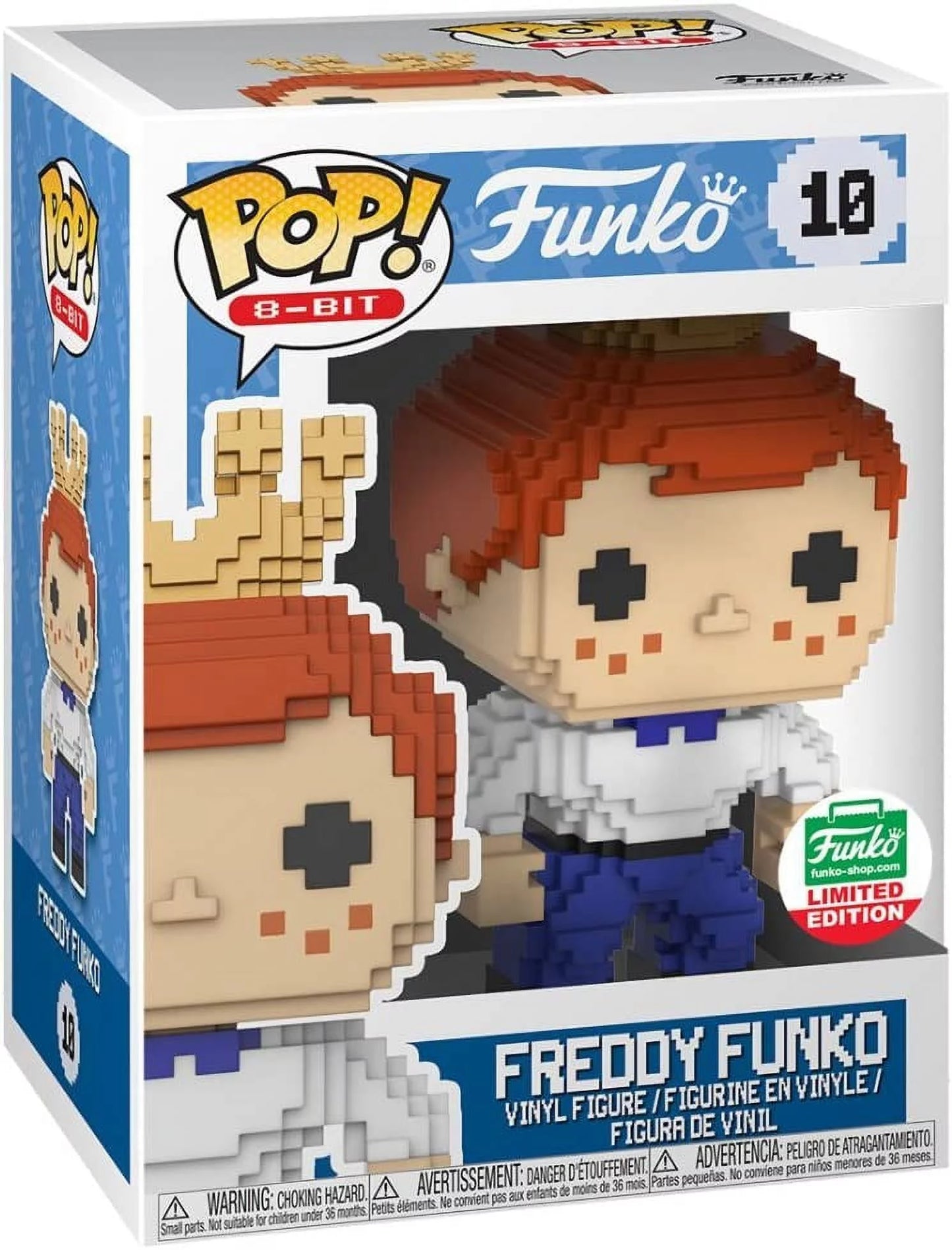 Funko Pop! 8-bit - Freddy Funko #10 FUNKO limited edition + Protector