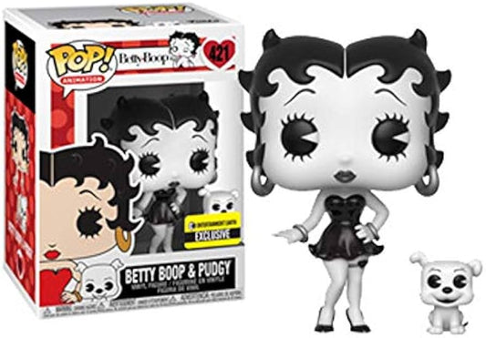 Funko POP! Betty Boop & Pudgy #421 Entertainment Earth Exclusive (VAULTED) + Protector