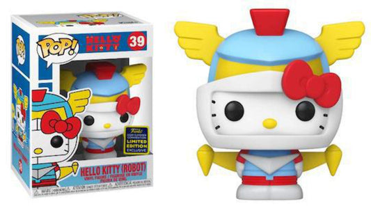 Funko POP! Sanrio Hello Kitty - Hello Kitty (ROBOT) 39 Funko 2020 Summer Convention Exclusive (VAULTED) (box ware) + PROTECTOR