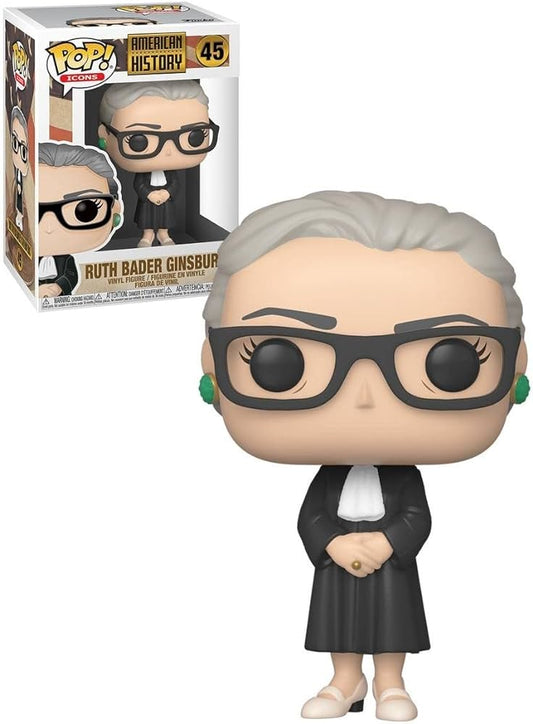 Funko POP! Icons: American Historyb#45 - Ruth Bader Ginsburg +Protector