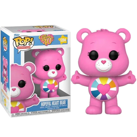 Funko POP! Animation: Care Bears - Hopeful Heart Bear #1204 + Protector