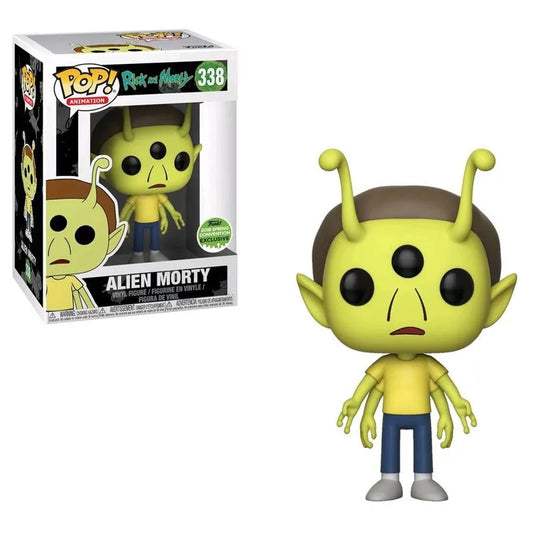 Funko POP! Animation: Rick and Morty - Alien Morty 337 Funko 2018 Spring Convention Exclusive + Free Protector