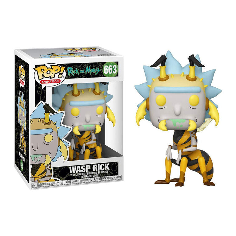 Funko POP! Animation: Rick & Morty #663 - Wasp Rick + Protector