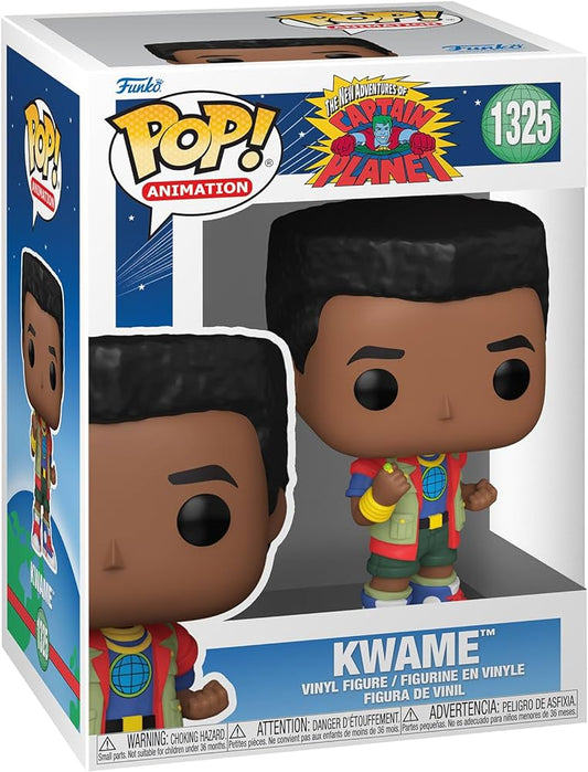 Funko POP! Animation: Captain Planet Kwame #1325 + Protector