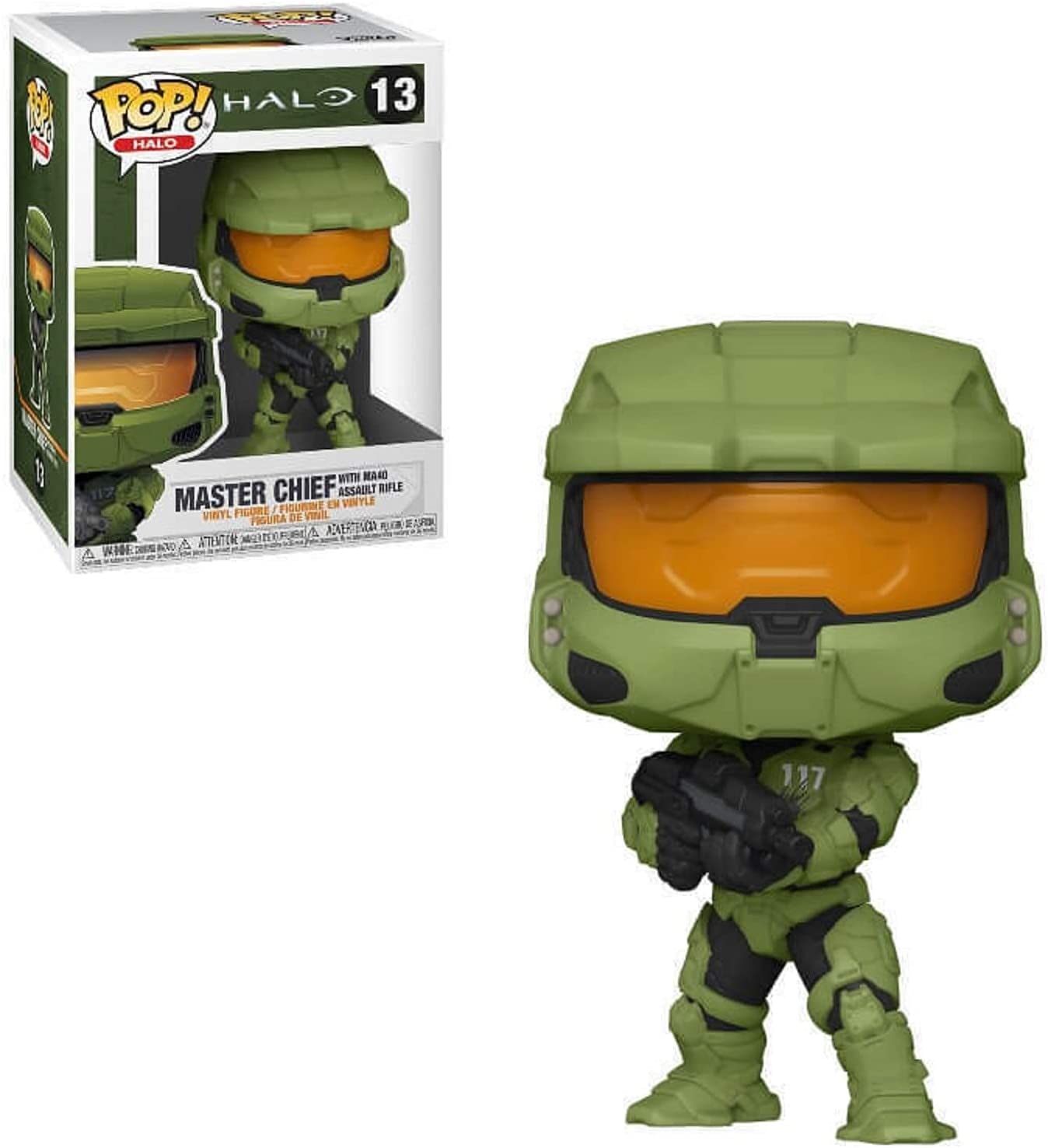 Funko POP! Halo: Masterchief with MA40 Assualt Rifle #13 + Protector